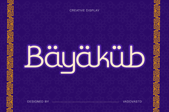 Bayakub: The Modern Islamic Display Font for Web Design