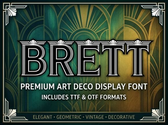 Brett: The Premium Display Font for Scroll-Stopping Visuals