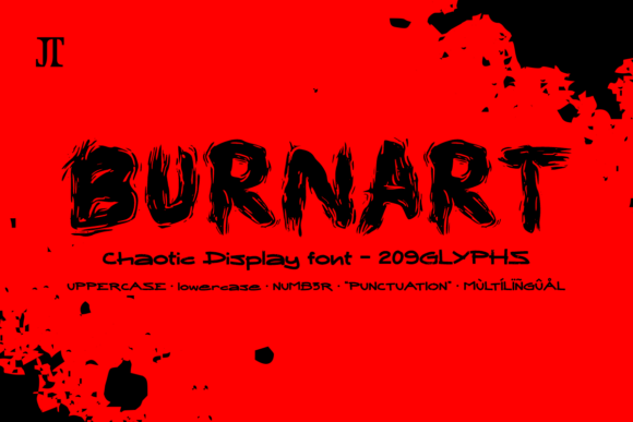 Burnart: The Bold Display Typeface for Rebel Branding Projects