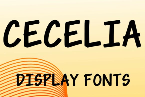 Cecelia: A Playful Display Font for Authentic Brand Identity