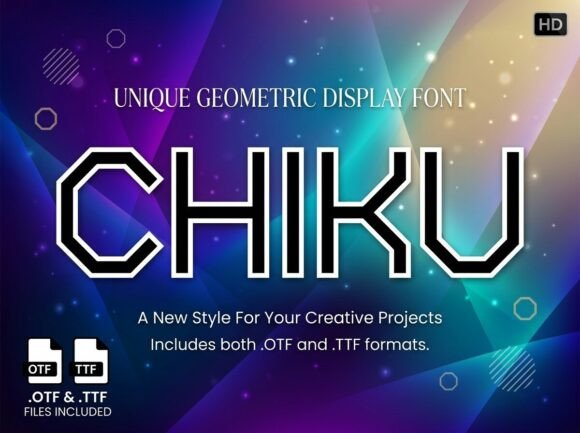 Chiku Typeface: The Modern Font for Polished Brand Identity