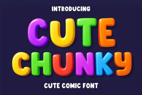 Cute Chunky: The Perfect Display Font for Playful Web Design