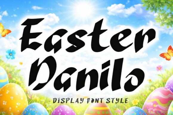 Easter Danilo: A Premium Display Font for Festive Branding
