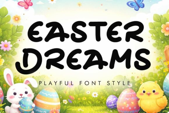 Easter Dreams: A Premium Display Typeface for Seasonal Campaigns