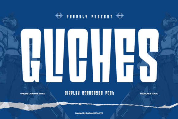Gliches: The Bold Display Font That Transforms Small Business Branding