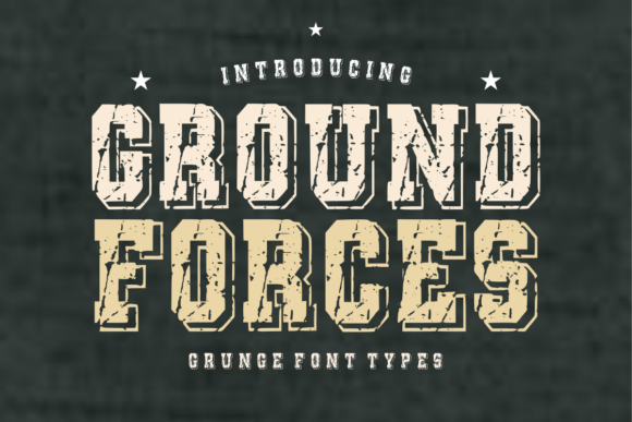 Ground Forces: A Bold Display Typeface for Modern Web Design