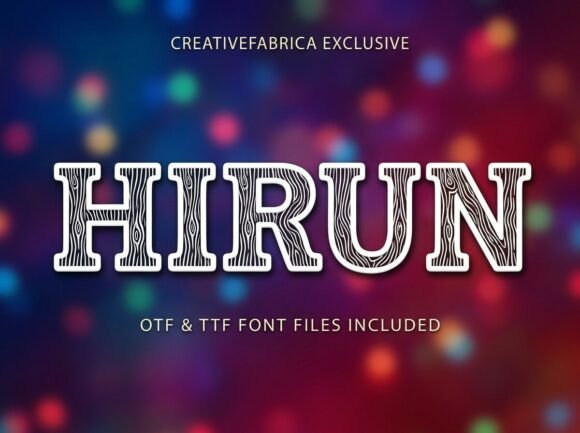 Hirun: The Display Typeface That Elevates Campaign Creativity