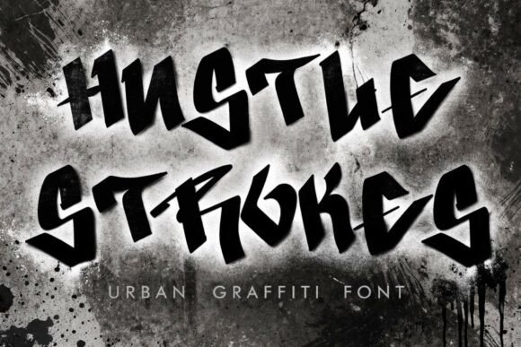 Hustle Strokes: The Urban Font That Transforms Small Business Branding