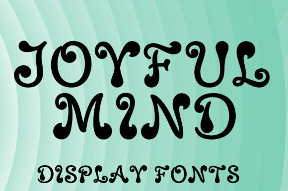 Joyful Mind: A Vibrant Display Typeface for Modern Editorial Design