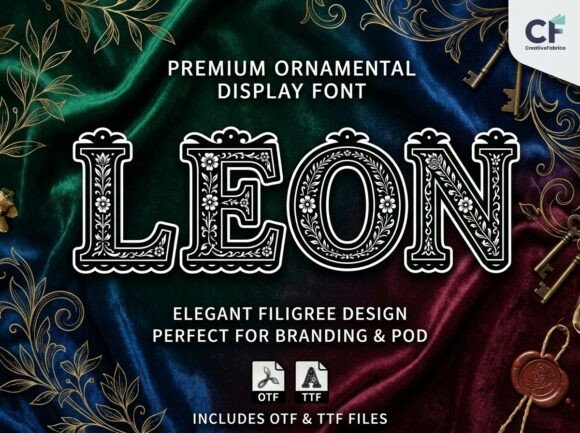 Leon: The Perfect Display Typeface to Elevate Your Brand Identity