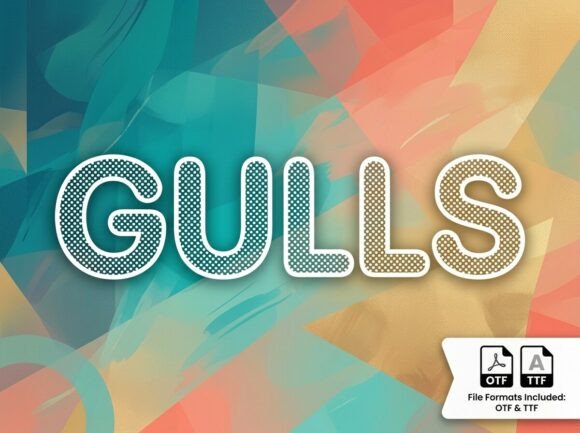 Make a Splash with Gulls: The Retro Display Font for Makers