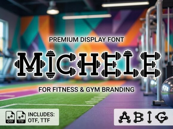 Michele: The Display Font That Elevates Campaign Visuals