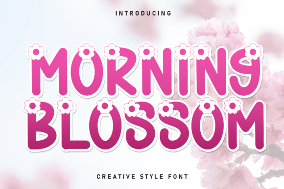 Morning Blossom: A Display Font for Modern Web Design