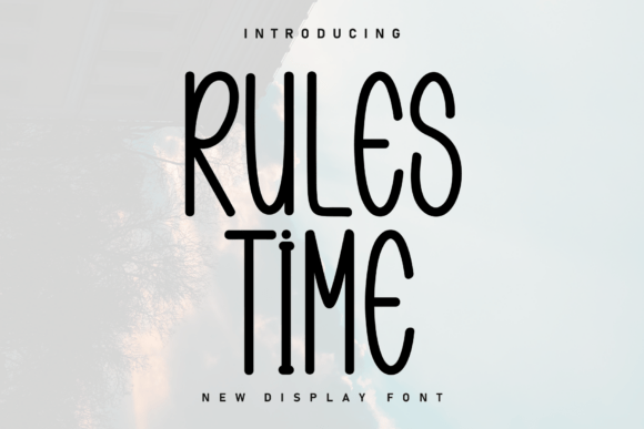 Rules Time – A Handwritten Font for Web Design