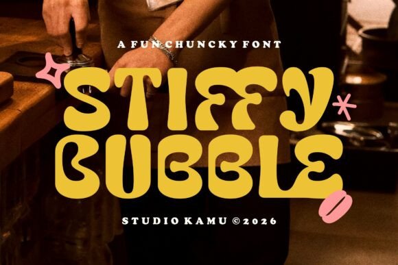 Stiffy Bubble: A Bold Display Typeface for Modern Web Design