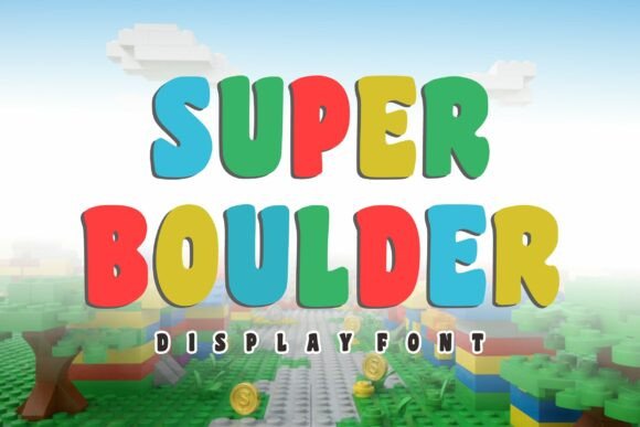 Super Boulder: The Bold Display Typeface for Playful Brand Identity