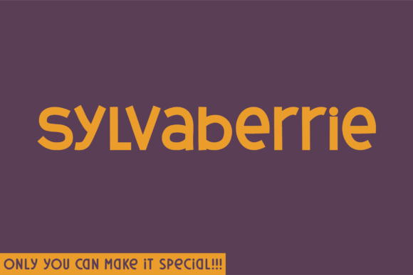Sylvaberrie: A Handwritten Typeface for Authentic Editorial Design