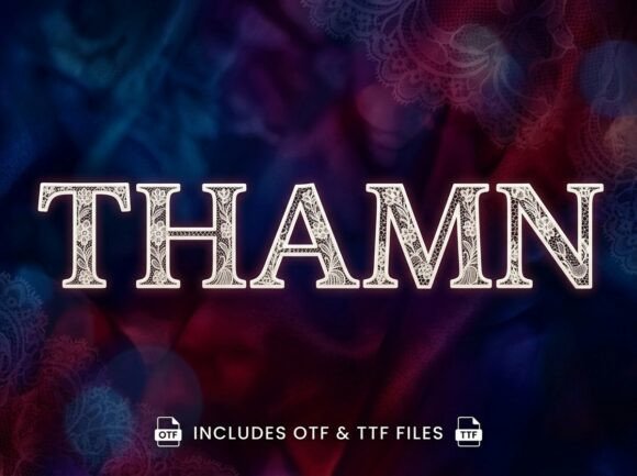 Thamn: A Display Font for Bold Digital Statements