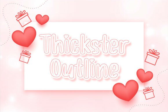 Thickster Outline: The Bold Display Typeface for Modern Web Design