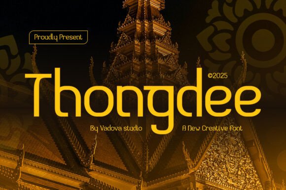Thongdee: The Display Typeface That Elevates Campaign Visuals