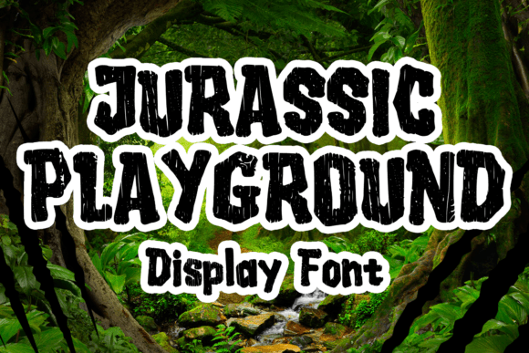 Transform Your Brand with the Jurassic Playground Typeface