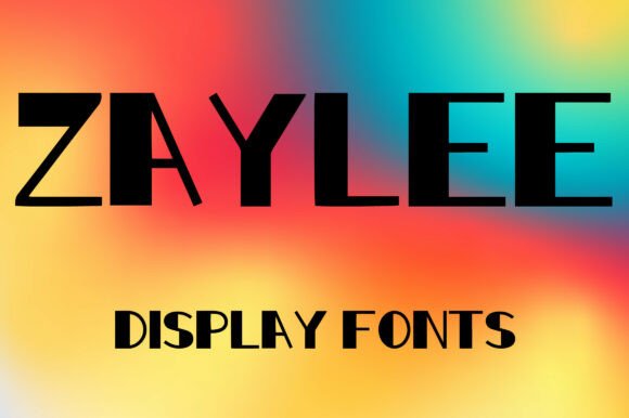 Zaylee: A Bold Display Typeface for Modern Digital Brands